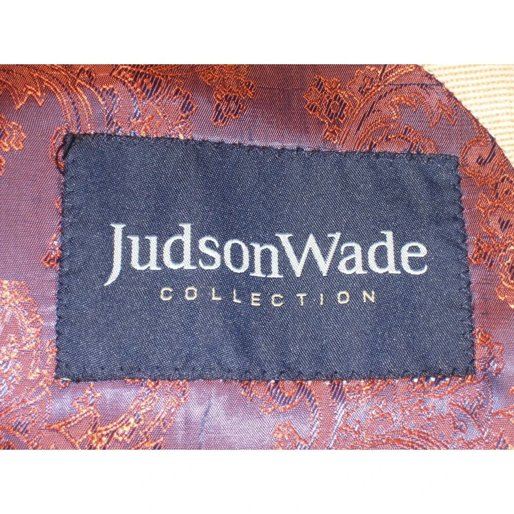 Mens Judson Wade Tan Pinpoint Polyester/Nylon  Blazer sz 46L